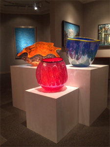 Robert Kaindl Art Glass Giant Ostrea and Giant Anthias Collections 