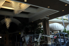 Beverly Hills Los Angeles Four Seasons Chandeliers Installation