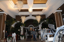 Beverly Hills Los Angeles Four Seasons Chandeliers Installation