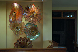 Wall SeaShapes Art Glass by Robert Kaindl
