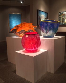 Anthias Anthias Art Glass Bowls by Robert Kaindl