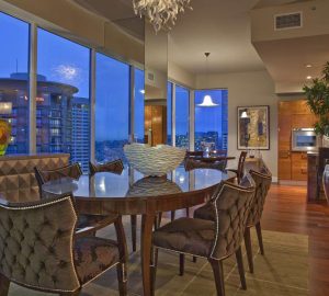 Escala Penthouse Crystal Chandelier in Seattle Washington