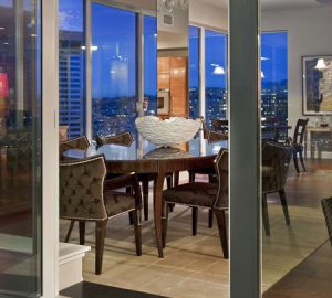 Escala Penthouse Crystal Chandelier in Seattle Washington