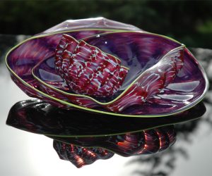 Barnacle Art Glass Nesting Sets by Robert Kaindl