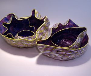 Barnacle Art Glass Nesting Sets by Robert Kaindl