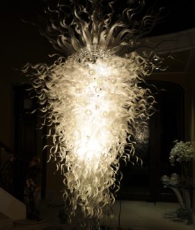 Newport California Mansion Crystal Chandelier
