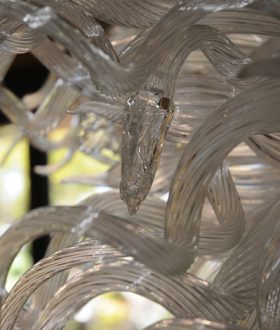 Crystal Chandelier in Mansion
