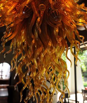 Kaindl Chandelier in home of a Las Vegas legend