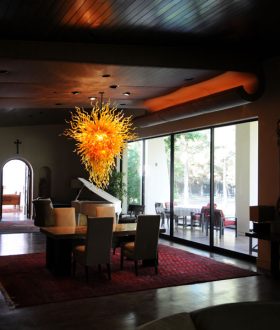 Kaindl Chandelier in home of a Las Vegas legend