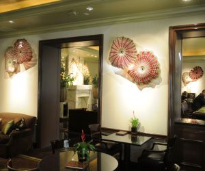 Robert Kaindl Wall Sconces at Beverly Hills Hotel