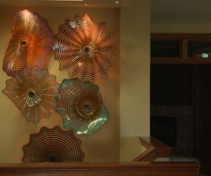 Wall SeaShapes Art Glass by Artist Robert Kaindl