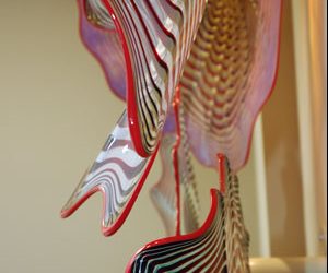Wall SeaShapes Art Glass by Artist Robert Kaindl