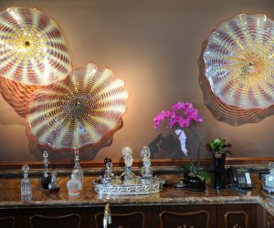 Wall SeaShapes Art Glass by Artist Robert Kaindl
