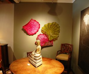 Wall SeaShapes Art Glass by Artist Robert Kaindl