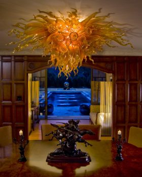 Flush Mounted Chandelier