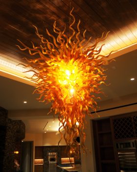 Amber Chandelier in Las Vegas