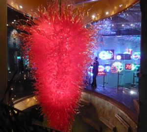Brett Torino Auto Museum Large Red Chandelier