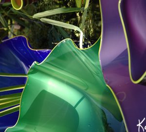 Giant Ostrea Bowl Luxury Art Glass by Artist Robert Kaindl