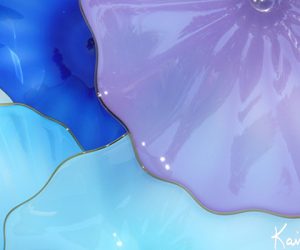 Wall SeaShapes Art Glass by Artist Robert Kaindl
